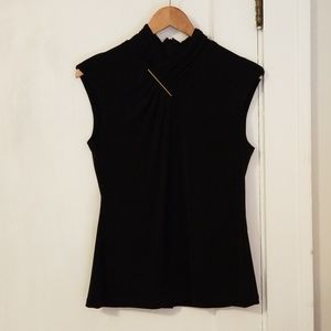 Calvin Klein black sleeveless shirt, medium